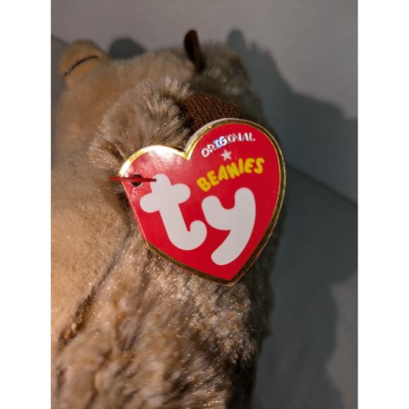 Ty Beanie Babies Ida Hedgehog Plush Stuffed Animal Toy Collectible 7" NWT Velvet - Picture 3 of 10